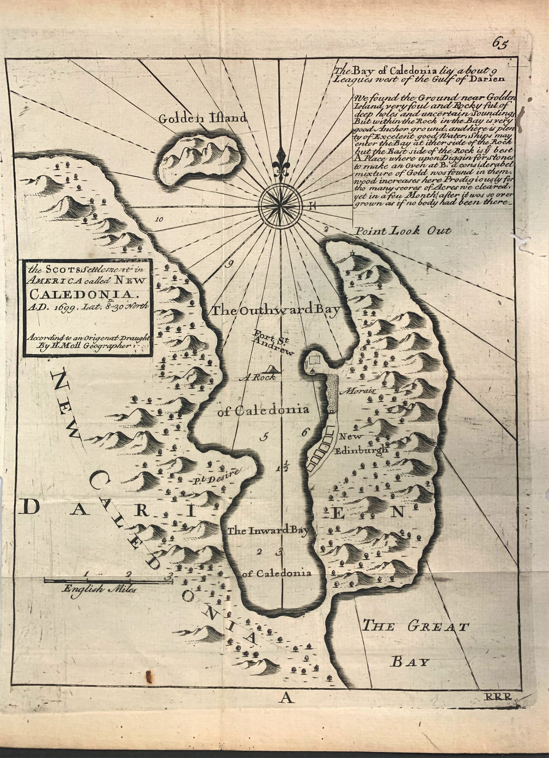 The scots settlement in America called New Caledonia